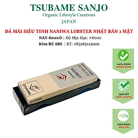 Mua Đá Mài Nhật Bản Naniwa kèm Đế ABS  Mặt Siêu Tinh - Mài Siêu Bén  NAT: #6000D | 185x65x15mm | Độ Sắc Bén Siêu Cao