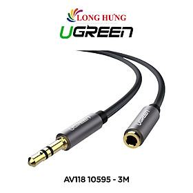 Cáp AV nối dài 3.5mm dây trơn Ugreen Extension Cable AV118 - Hàng chính hãng