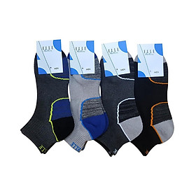 Set 4 Đôi Vớ Cổ Trung Dành Cho Nam Thương Hiệu ELLE ELLE SPORT040