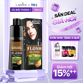 Gel Gội Phủ Bạc Vitamin B5 Flash 200ml (P05 - NÂU MOCHA)