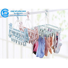 Mua Móc chùm phơi quần áo  đồ baby  tã  đồ nhỏ 32 kẹp