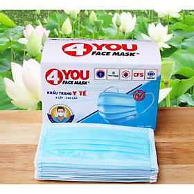 Khẩu Trang Y Tế 4 You ( 4 Lớp - Hộp 50 Cái)