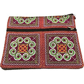 Ví thổ cẩm thêu Bắc Hà 2 khóa SSVI0002720