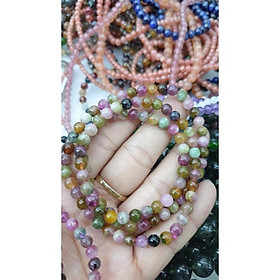 Vòng tourmaline size 5.8li, quấn 3 vòng tay hoặc làm vòng cổ