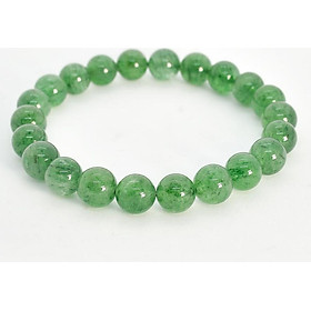 Vòng Đá Thạch Anh Dâu Tây Xanh Cho Người Mạng Mộc Và Mạng Hỏa