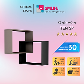 Kệ trang trí phòng khách gỗ công nghiệp SMLIFE Warner