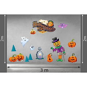 Mua DECAL TRANG TRÍ HALLOWEEN 2021 COMBO CHÚ HỀ VÀ BÍ MA THUẬT