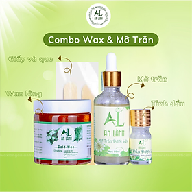 Hình ảnh Combo triệt lông Wax An Lành + Mỡ Trăn An Lành ( Tặng bộ dụng cụ wax)