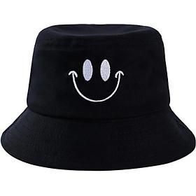 Nón Bucket thêu Mặt Cười