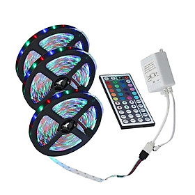 15M/49.2Ft LED Strip Lights RGB Colored Rope Light Strip Kit with Remote Control