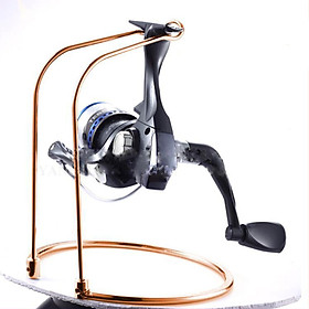 Stable Fishing Reel Rack Display Stand Holder, Exhibition Rack Stainless Steel Brackets Storage Organizer Shelf for Spinning Reel