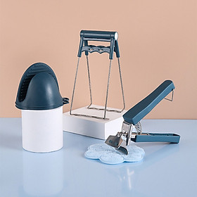Mua Bộ 6 dụng cụ kẹp gắp đồ nóng  bắc xoong nồi  lót nồi thông minh cho gia đình  màu sắc trang nhã phù hợp để bàn ăn  chất liệu silicon và nhựa cao cấp