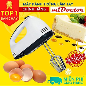 Mua Máy Đánh Trứng Làm Bánh Cầm Tay 7 Tốc Độ  Máy Nhào Bột - Hàng Chính Hãng miDoctor