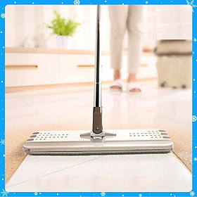 Mua Cây lau nhà tự vắt phẳng 360 độ thông minh + tặng kèm 2 miếng lau nhà cao cấp - Hàng Chất Lượng