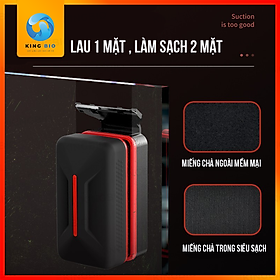 Lau kính bể cá nam châm Yee có lưỡi cạo rêu chuyên dụng
