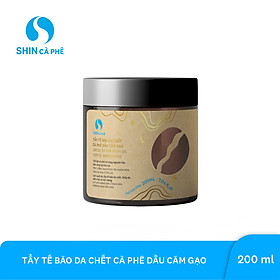 TẨY TẾ BÀO DA CHẾT CÀ PHÊ DẦU CÁM GẠO - SHIN Cà Phê