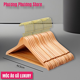 Mua Bộ 20 Móc Áo Gỗ Tam Giác Màu Trắng Luxury