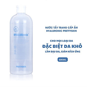 Nước Tẩy Trang Làm Sạch Dịu Nhẹ, Dưỡng Ẩm Cho Da Prettyskin HyaluRonic Cleansing Water 600ml