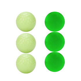 6 Pieces Luminous Night Golf Ball, Bright Luminous Balls, Glow in The Dark Golf Night Glow Balls for Training, Club Keepsake Golfer Gift