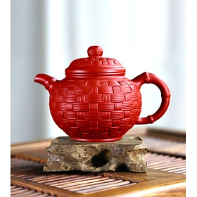 Mua Ấm Tử Sa Nghi Hưng Chuyết Chỉ Trúc Biên 300 ml (Đại Hồng Bào)