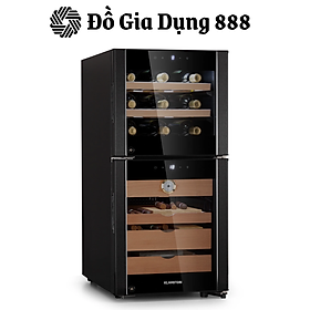 Tủ Bảo Quản Cigar Và Rượu Vang 2IN1 KLARSTEIN EL DORADO, Dung Tích 89L, Nhập Đức, BH 12 Tháng