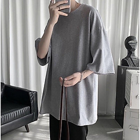 Áo thun Unisex 20We Basic Tee phông trơn nam nữ RP_01 tay lỡ oversize form rộng 4 màu