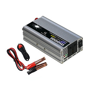 Power Inverter Vehicle Power Converter Universal Modified Sine Wave 1000W DC 12V to 220V AC