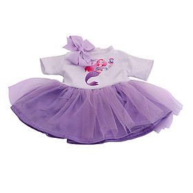 Handmade Clothes Dress and Headwear for  Girl Doll Outfits