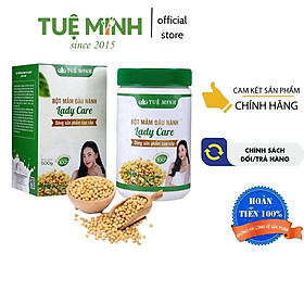 Hình ảnh  1 hộp 500g mầm đậu nành Tuệ Minh nguyên chất đầy đủ giấy ATVSTP