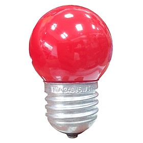 Mua Bóng đèn chanh đỏ đục 5W  dây tóc  đuôi vặn E27 Hòa Thái
