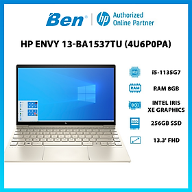 Mua Laptop HP Envy 13 ba1537TU i5 1135G7/8GB/256GB/13.3 F/Win11/(4U6P0PA)/Vàng - Hàng chính hãng