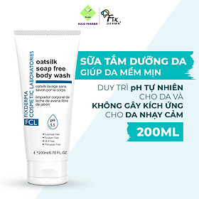 Sữa Tắm Dưỡng Ẩm FCL Oatsilk Soap Free Body Wash Làm Mêm Mịn Cho Da Nhạy Cảm 200ml - Hùng Lợi