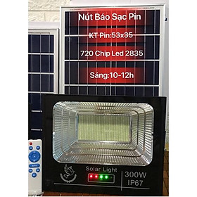 Mua Đèn Pha Led Năng Lượng Mặt Trời 300w 200w 100w. Vỏ Nhôm IP67. Có Thêm Chế Độ Báo Sạc Pin.(Hình thực tế)
