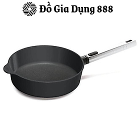 Chảo Gang Chống Dính Kèm Nắp Woll Diamond XR Logic, Dùng Cho Mọi Loại Bếp, Nhập Đức - 24cm