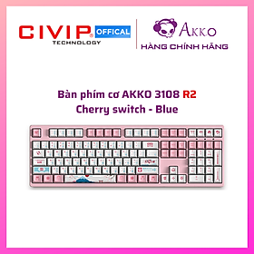 Mua Bàn Phím Cơ Akko 3108 – World Tour Tokyo R2 (Cherry Switch) - Blue - Hàng Chính Hãng
