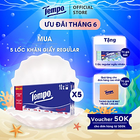 Khăn Giấy Bỏ Túi Tempo Regular 10 Gói Bền Dai Thương Hiệu Đức
