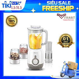 Mua Máy Xay Sinh Tố Đa Năng 3 Cối BEAR LLJ-B12K1 - Hàng Chính Hãng