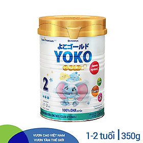 SỮA BỘT GOLD YOKO 2 VINAMILK 350G ̣̣DÀNH CHO BÉ TỪ 1-2 Tuổi