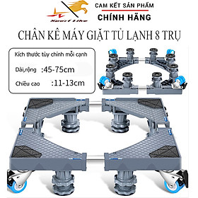 Mua Chân Kê Máy Giặt Tủ Lạnh Loại To 8 Trụ 4 Bánh - Chịu Lực Tối Đa 200kg - Hàng Chính Hãng V SportLike