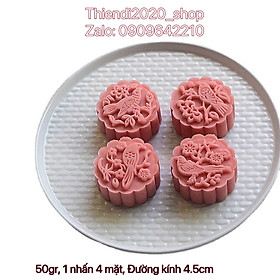 Mua JUN03_ Khuôn bánh trung thu_ 4 kiểu_50GR