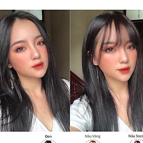  Tóc mái thưa tóc thật - hàng móc tay 100% nhuộm được- hình thật
