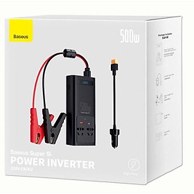 Mua Bộ chuyển Baseus Super Si Power Inverter 500W (220V CN/EU) CGNB000101 - hàng chính hãng