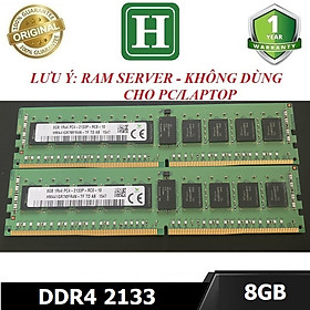 Ram Server ECC REG DDR4 8GB  bus 2133 - không dùng cho máy PC thường/Laptop