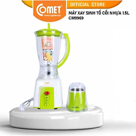 Sinh tố cối nhựa 350W 1,5L CM9969 giao màu ngẫu nhiên - Hàng chính hãng