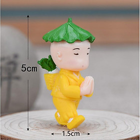 Mua KHO-HN * Mô hình các chú tiểu tụng kinh  quét chùa thích hợp trang trí tiểu cảnh  móc khóa  DIY