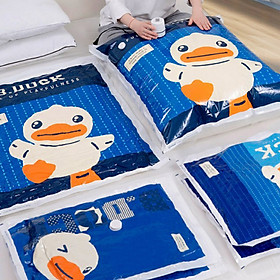 Mua Túi hút chân không đựng chăn  quần áo  ga gối hình cute nhiều chú vịt xanh
