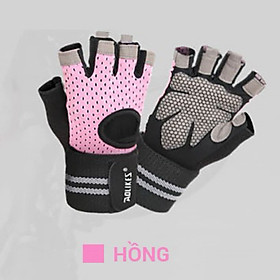 Găng tay thể thao Nam - Nữ có quấn bảo vệ cổ tay Aolikes 113B