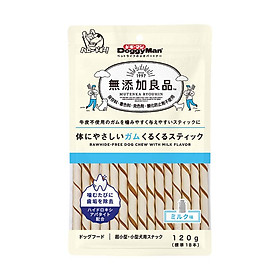 Que gặm hương sữa không chưa chất bảo quản  - DoggyMan 18 que ( 120gr ) - Set 6 Túi - thương hiệu số 1 Nhật Bản