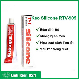  Keo Silicone RTV-905 trong suốt cách điện chống ẩm chống rung