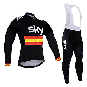 Outdoor Cycling Set Unisex Long-Sleeved Jersey Clothes Pants Sling Bike Suit